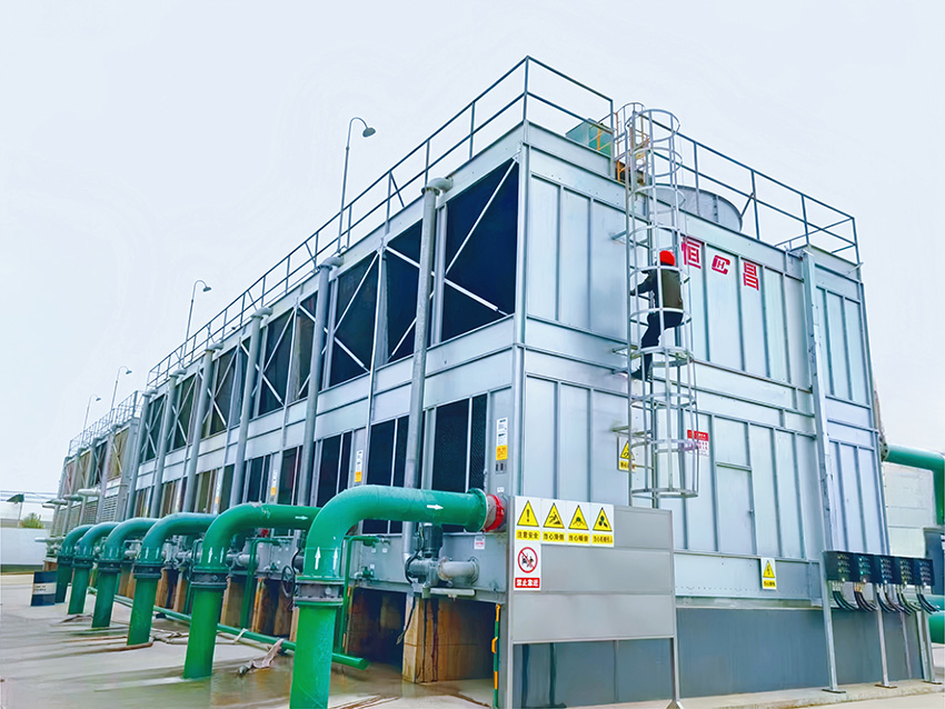 陝西寶雞陳昌-耐得工業-天然氣2期項目-閉式橫流塔